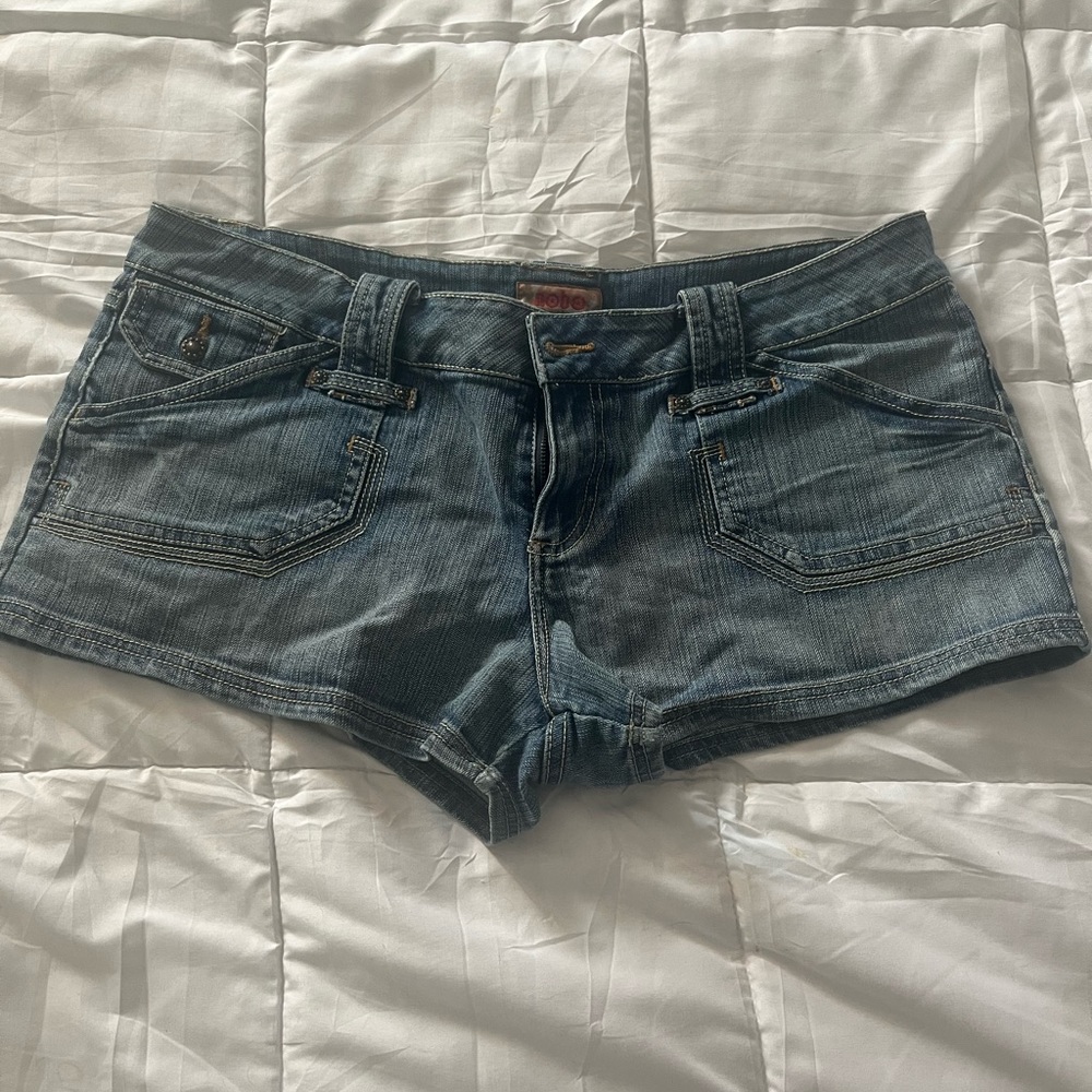 No boundaries denim shorts